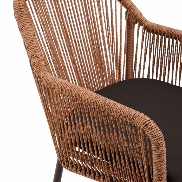 Poluthrona Ipanema Fusiko me Mavro Skeleto